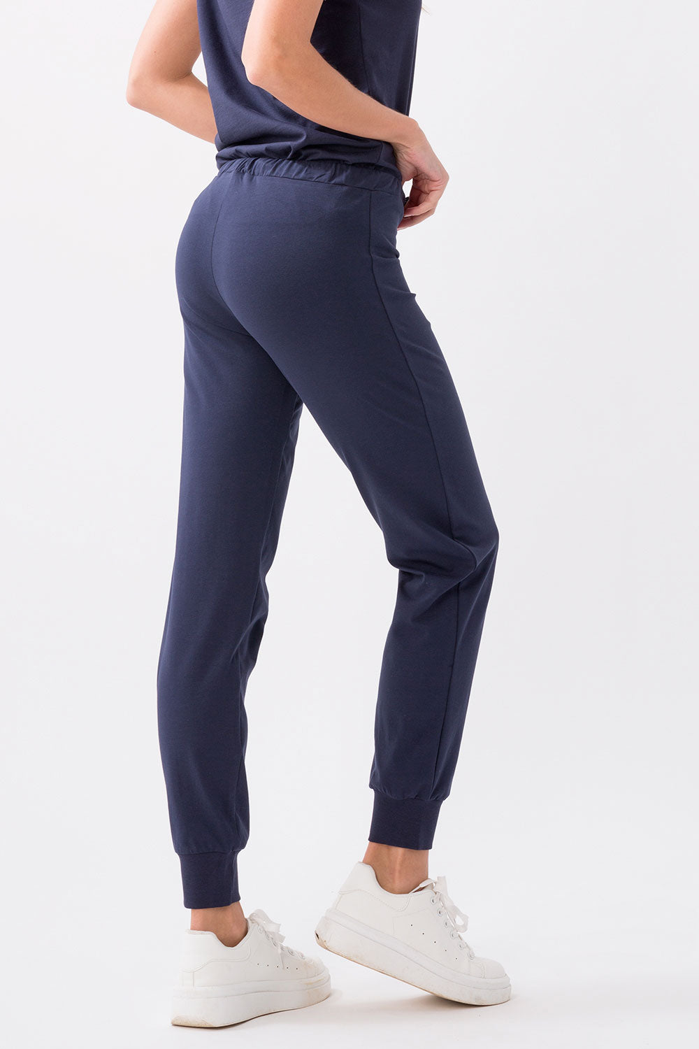 SPORTSWEAR TROUSERS WITH JERSEY STRETCH CUFF
