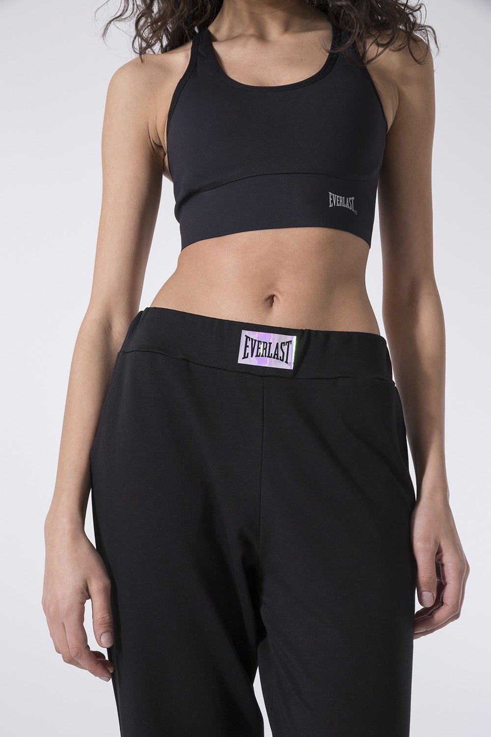 SPORTSWEAR TROUSERS WITH CUFFED HEM