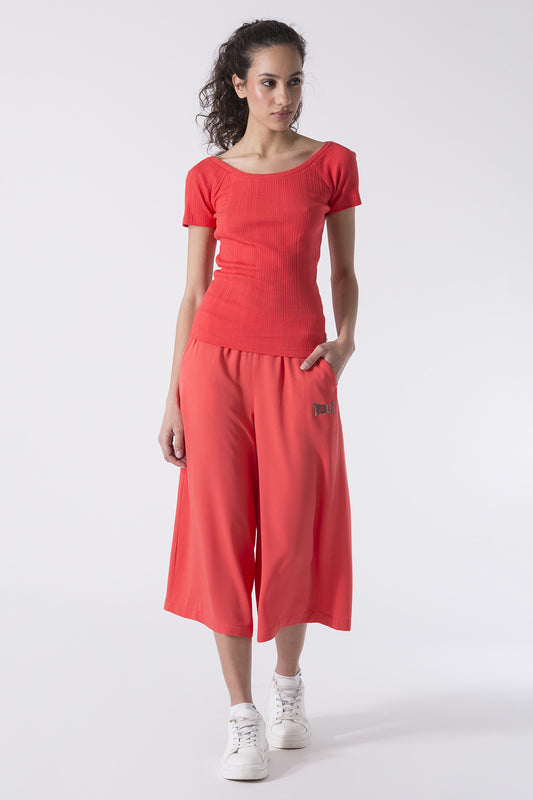 T-SHIRT SPORTY ELEGANCE IN COSTINA STRETCH