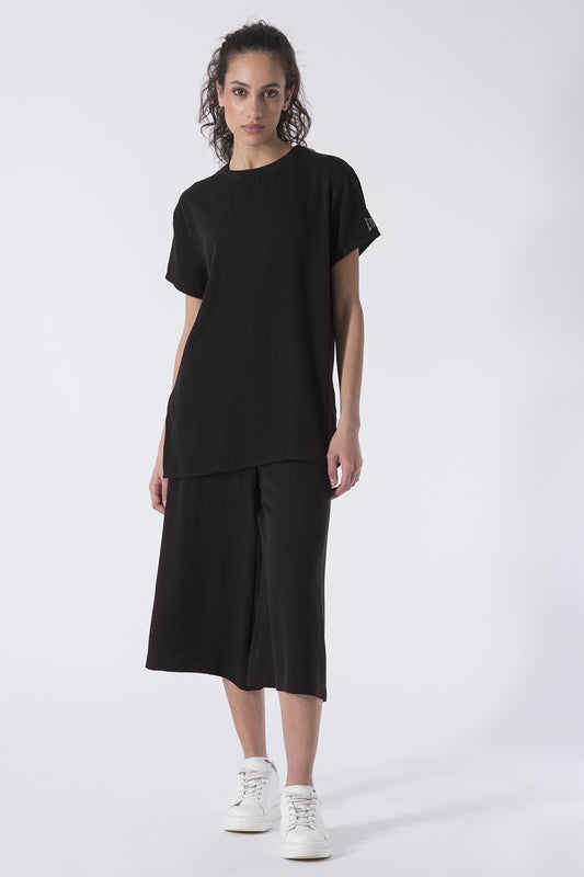 SPORTY ELEGANCE VISCose T-SHIRT