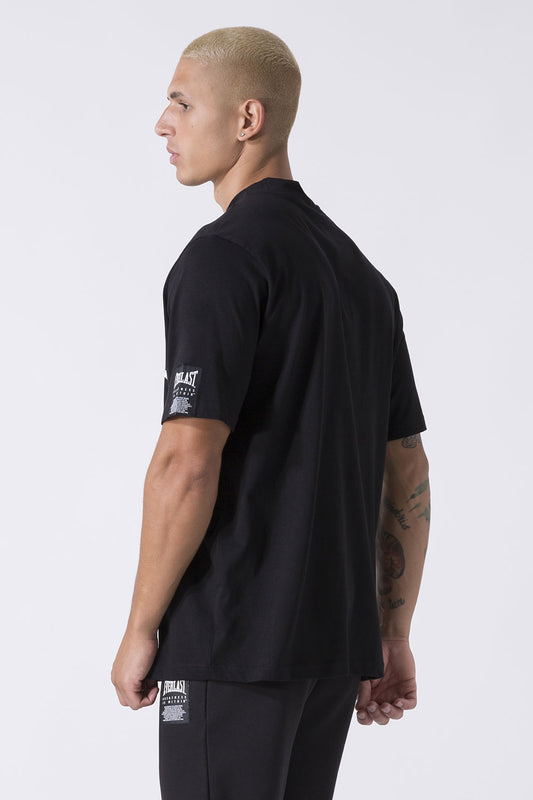 NEUTRALS MOCK-NECK T-SHIRT