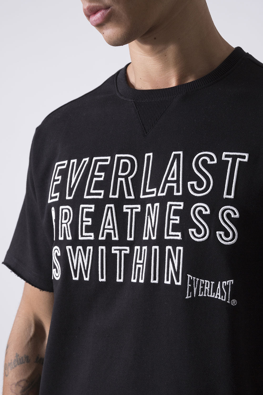 NEUTRALS SHORT-SLEEVE SWEATSHIRT