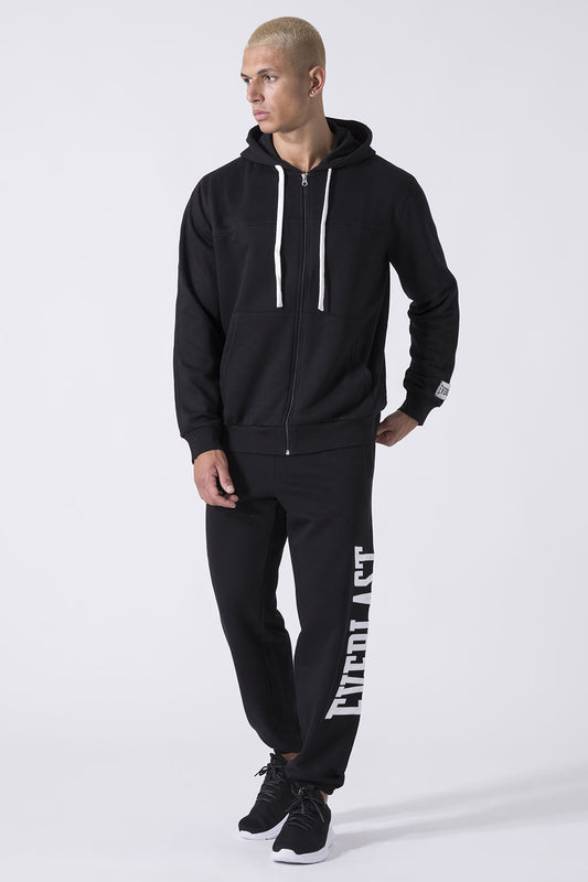 EXCLUSIVE FELPA FULL ZIP CON LOGO SU CAPPUCCIO