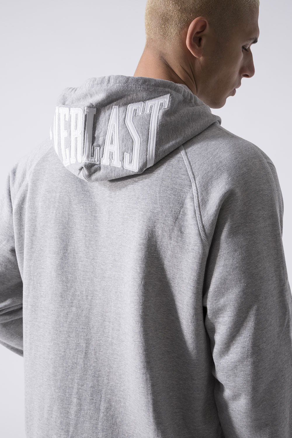 EXCLUSIVE FULL-ZIP HOODIE WITH LOGO ON HOOD