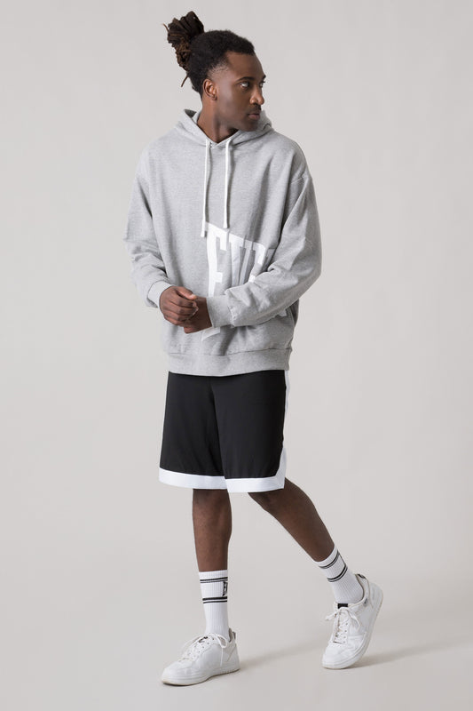 EXCLUSIVE FELPA CAPPUCCIO CON LOGO