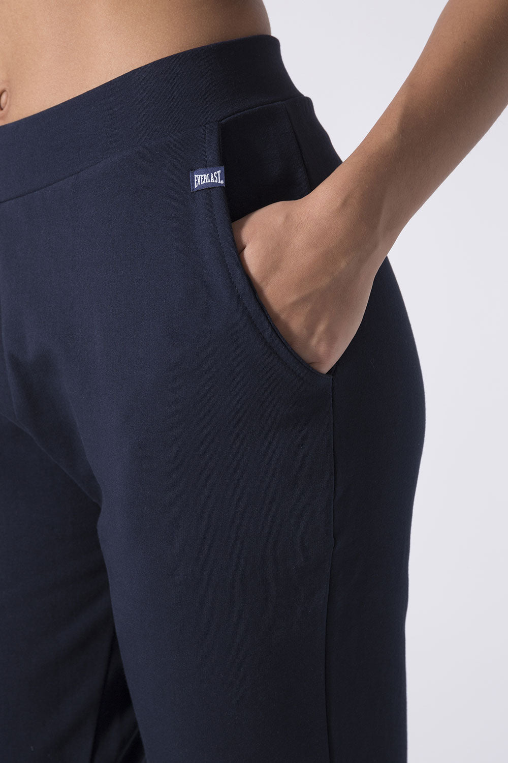 BASIC TROUSERS WITH CUFFED HEM