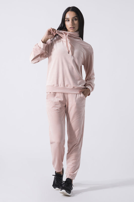 SPORTSWEAR CHENILLE SWEATSHIRT WITH CRATER NECK