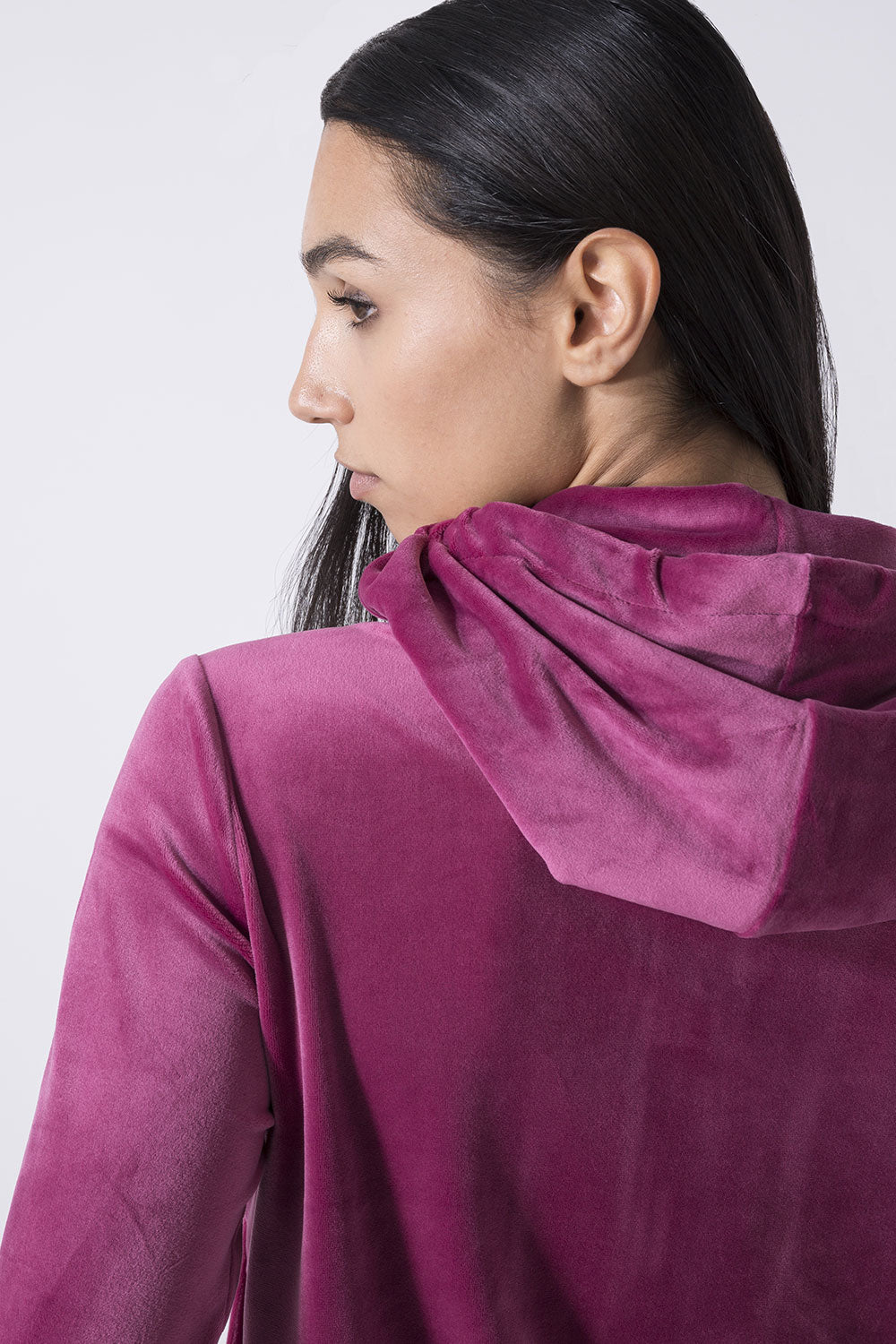 SPORTSWEAR FELPA FULL ZIP CON CAPPUCCIO