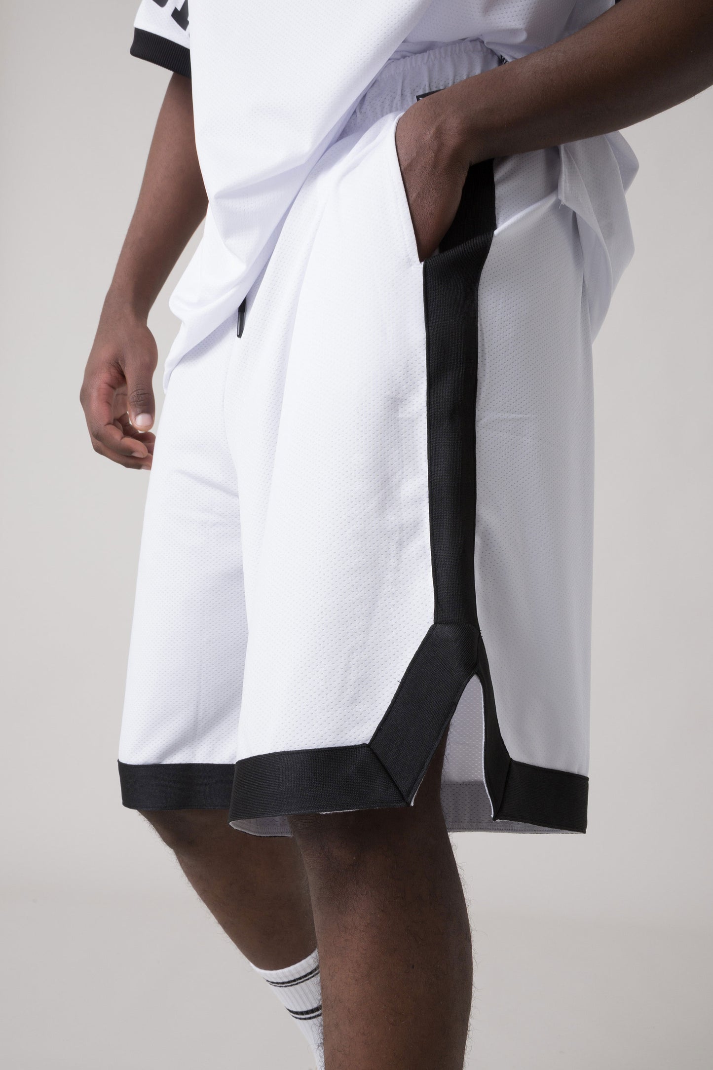 RACING MESH BERMUDA SHORTS