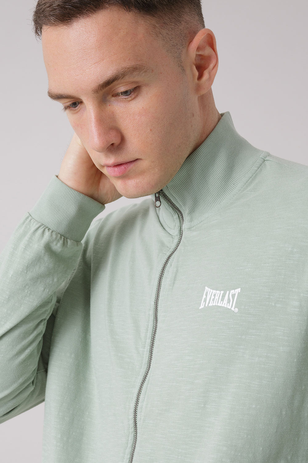 TREATMENT GIACCA FULL ZIP IN TESSUTO FIAMMATO