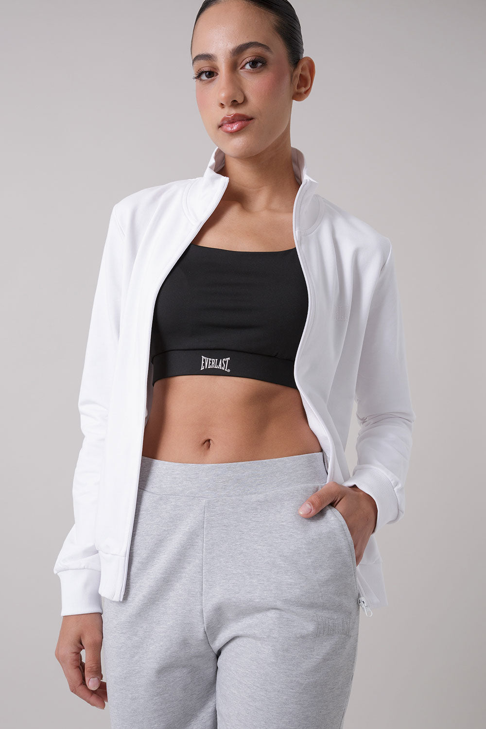 BASIC TRACKSUIT WITH FULL ZIP JACKET