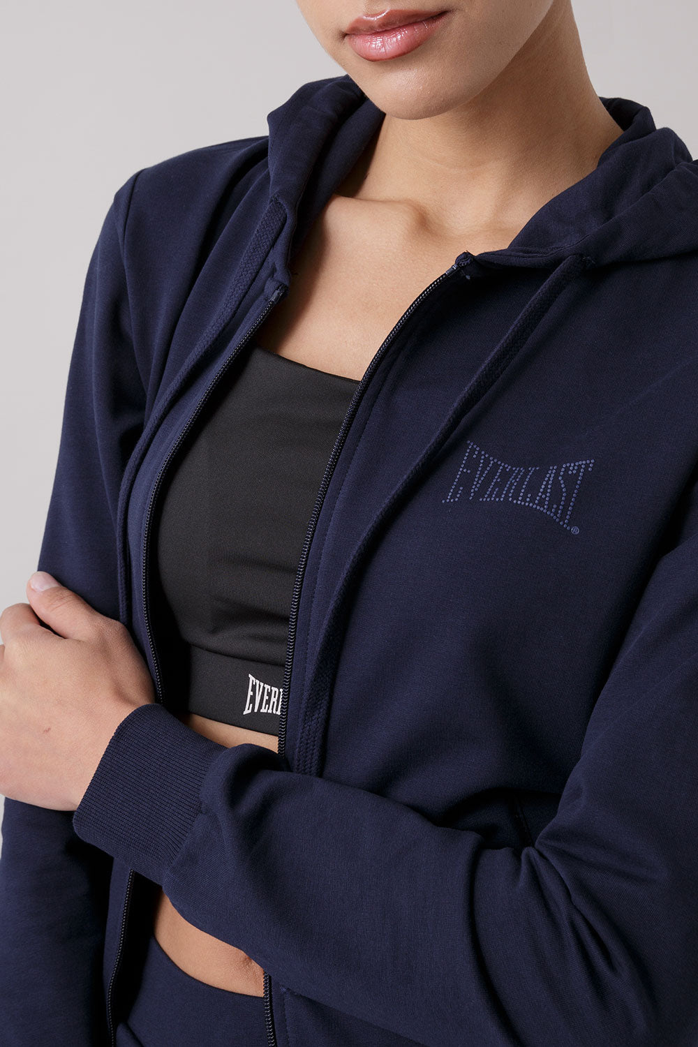 BASIC GIACCA FULL ZIP CON CAPPUCCIO