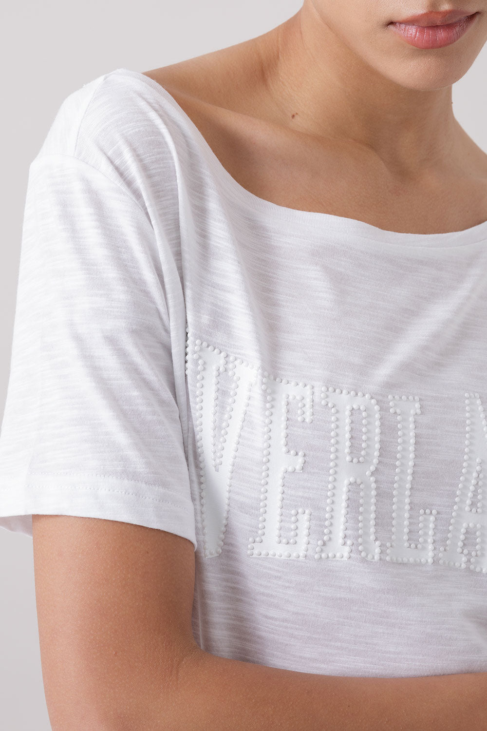 BASIC T-SHIRT IN JERSEY FIAMMATO