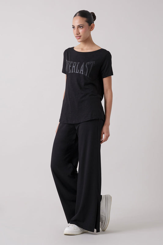 BASIC T-SHIRT IN FLAMED JERSEY