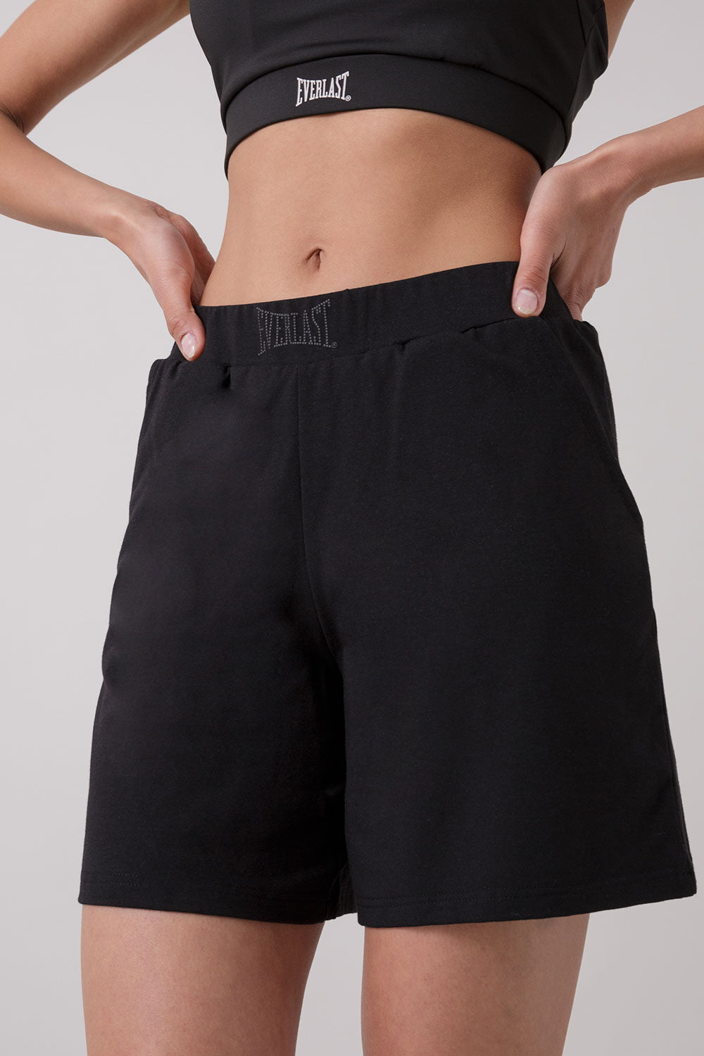 BASIC MODAL JERSEY BERMUDA SHORTS