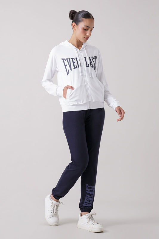 BASIC FULL-ZIP HOODIE WITH LOGO