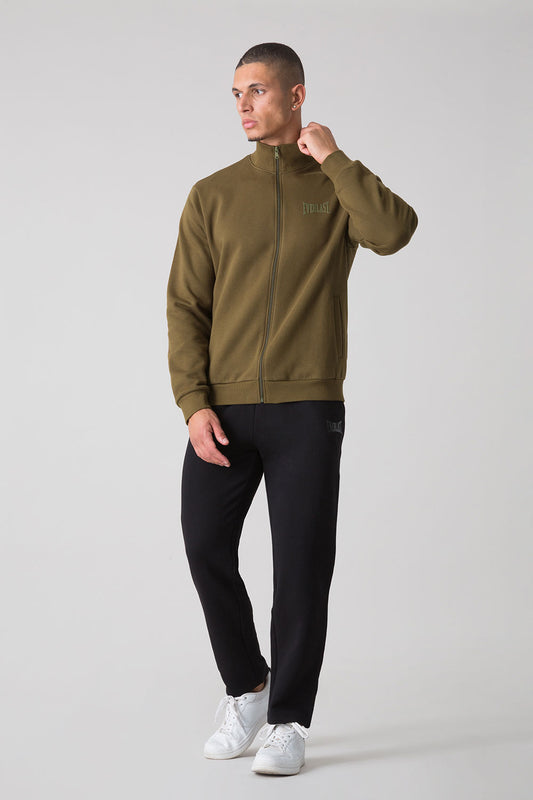 BASIC TRACKSUIT WITH FULL ZIP JACKET AND STRAIGHT-LEG TROUSERS