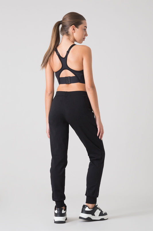 BRUSHED STRETCH JERSEY PANTS