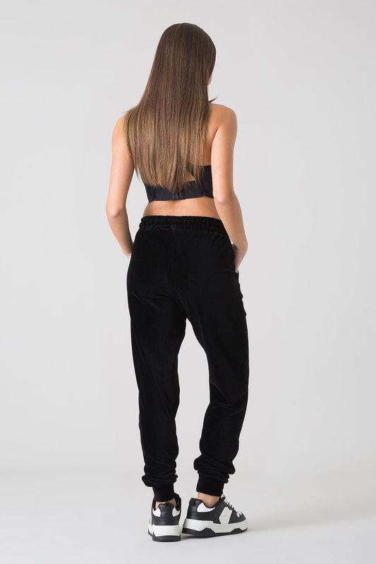 STAY WILD PANTALONE CON POLSINO IN CINIGLIA A COSTE