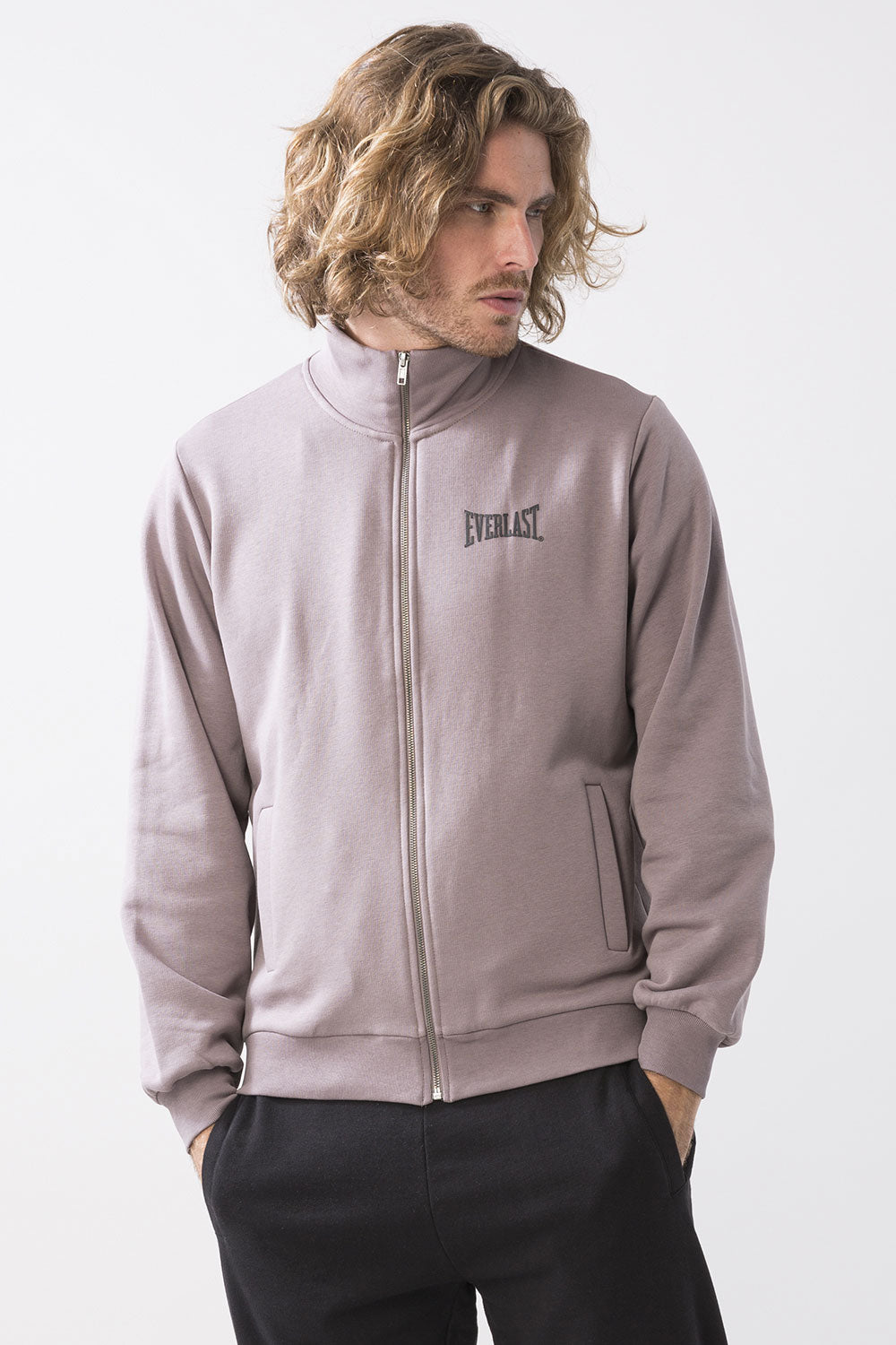 HIGH NECK FLEECE JACKET
