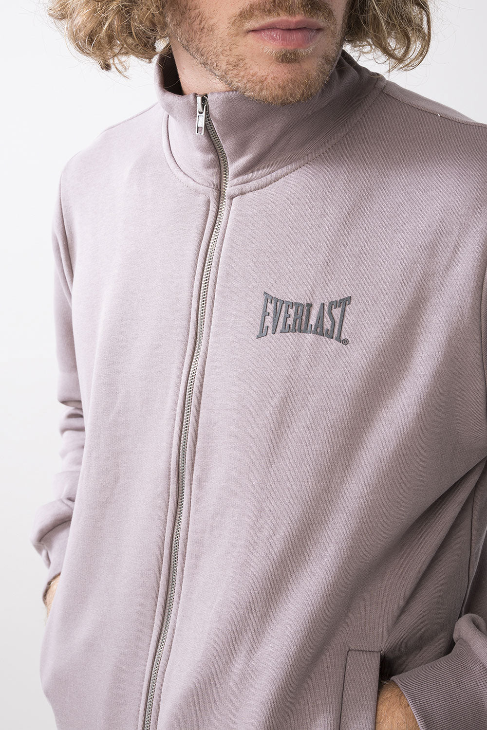 HIGH NECK FLEECE JACKET