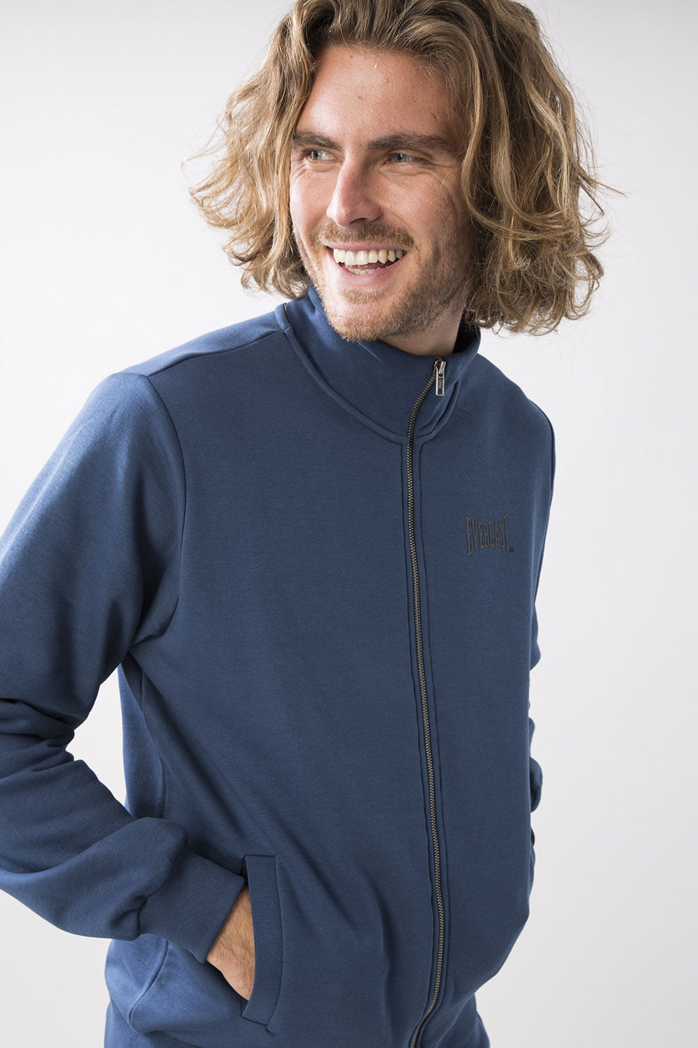 HIGH NECK FLEECE JACKET