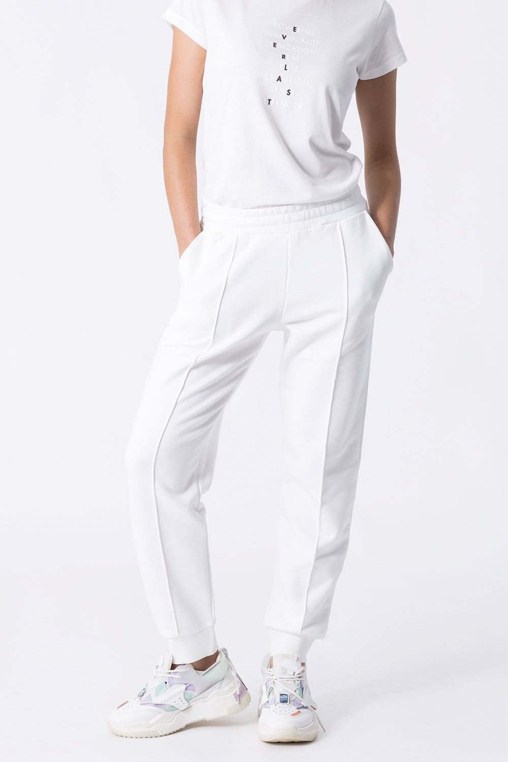 FLEECE PANTS WITH ELASTIC