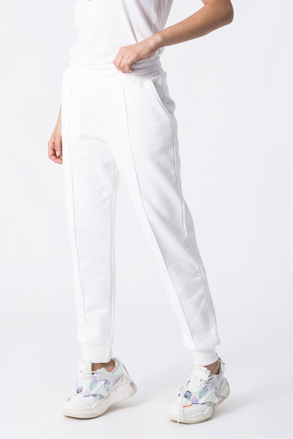 FLEECE PANTS WITH ELASTIC