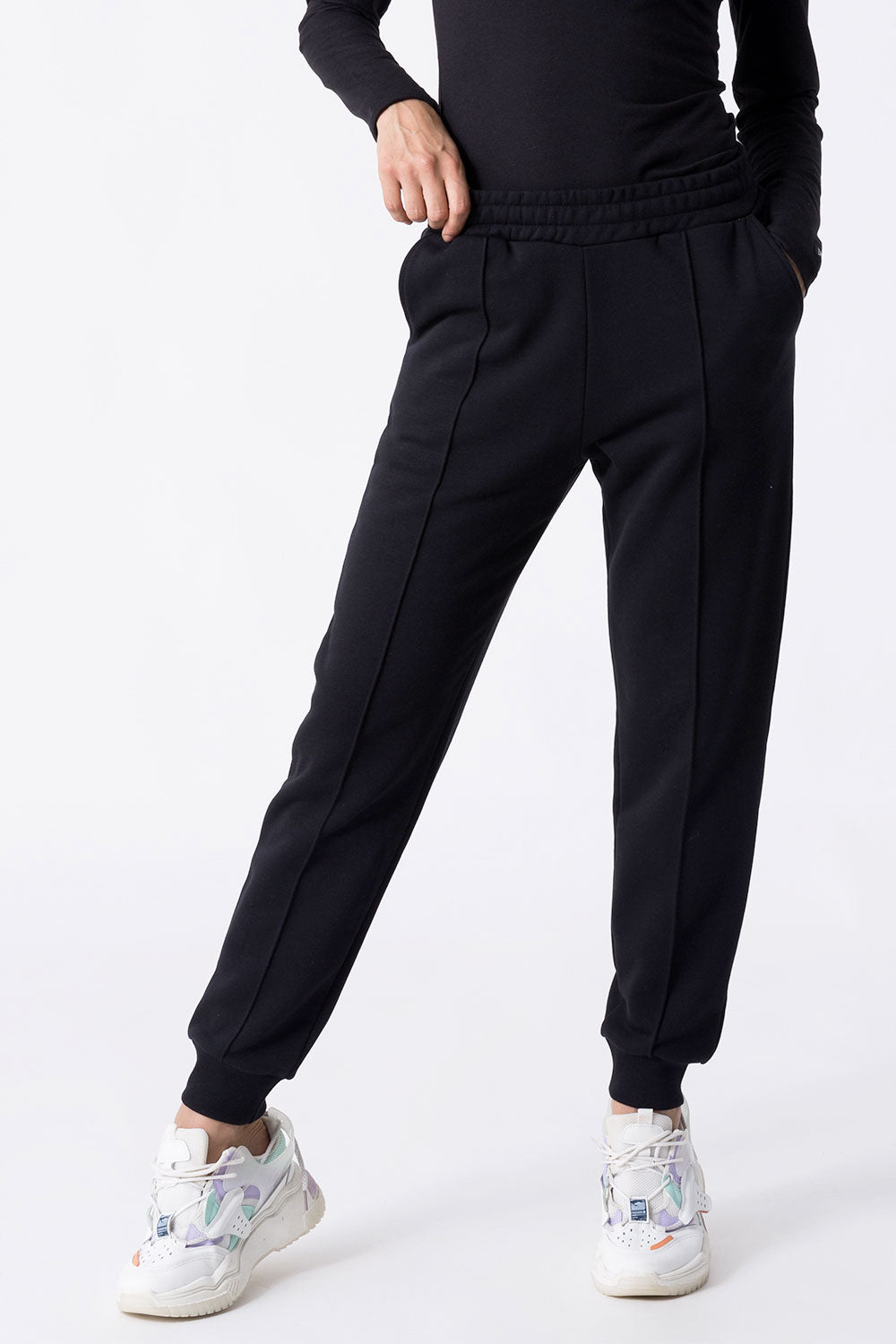 FLEECE PANTS WITH ELASTIC
