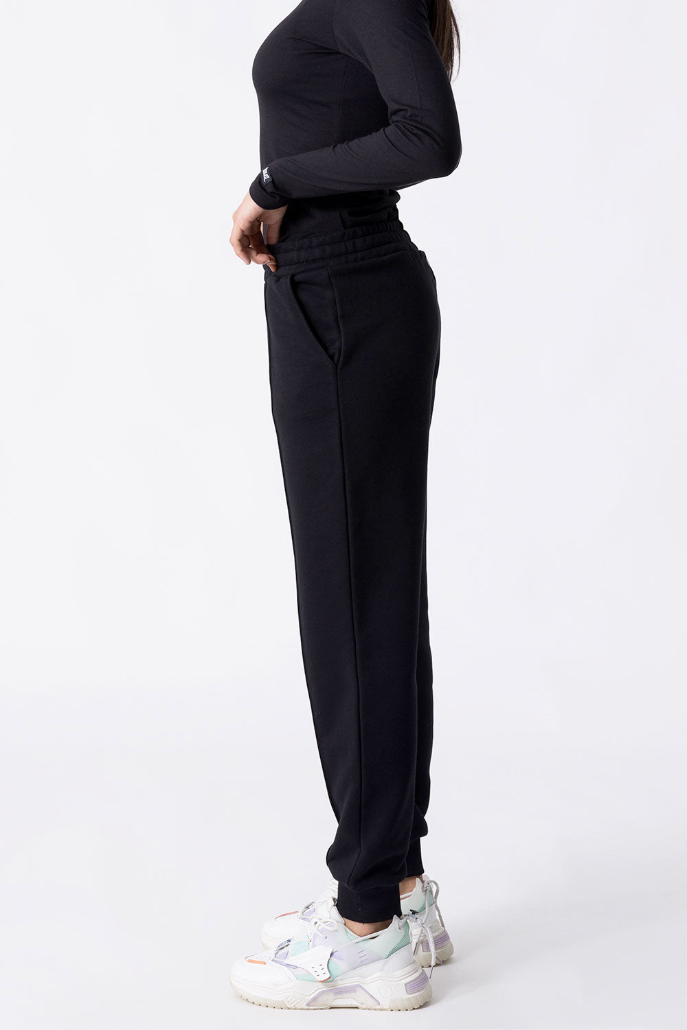 FLEECE PANTS WITH ELASTIC