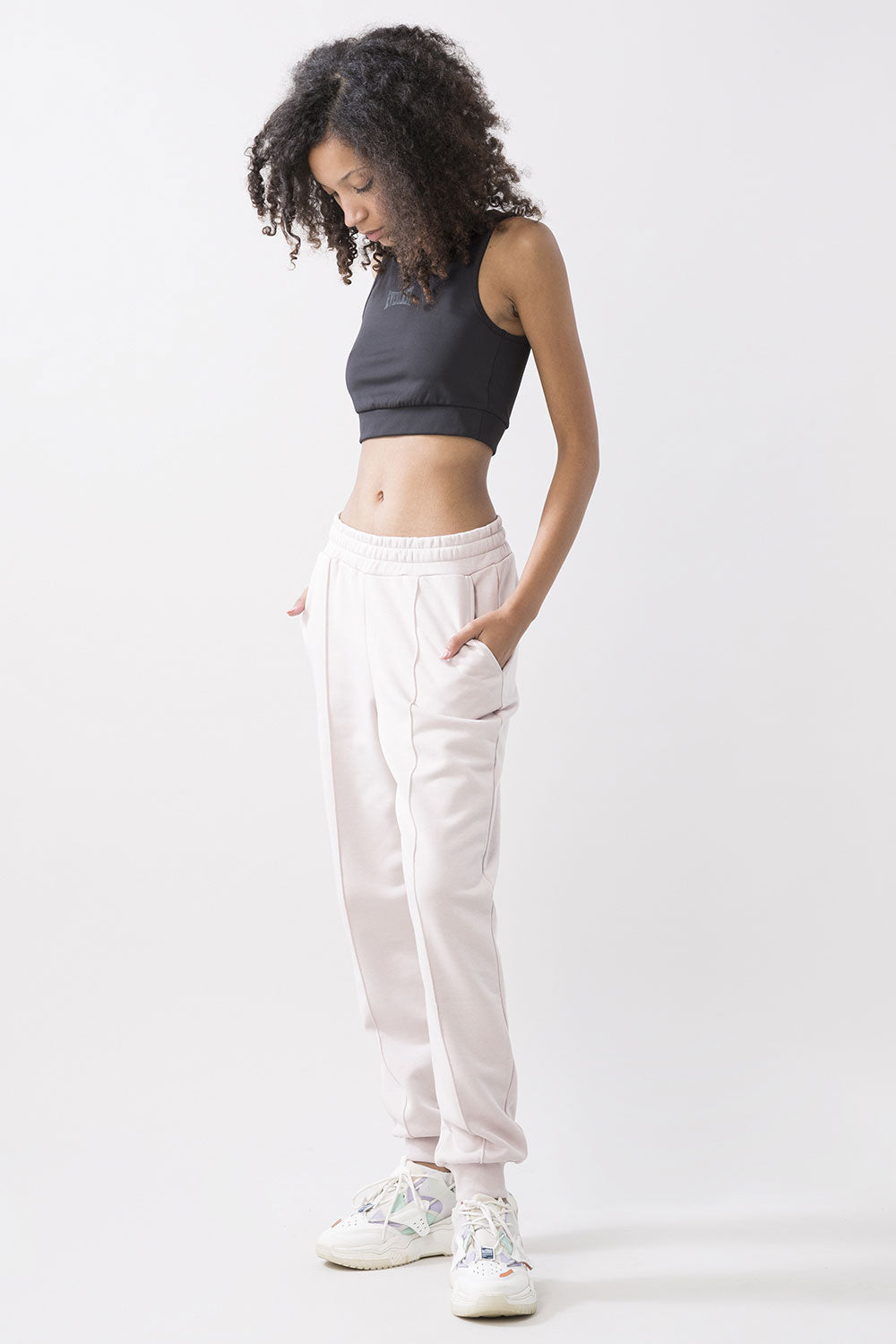 FLEECE PANTS WITH ELASTIC