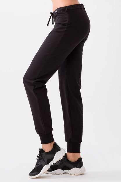SPORTSWEAR TROUSERS WITH JERSEY STRETCH CUFF