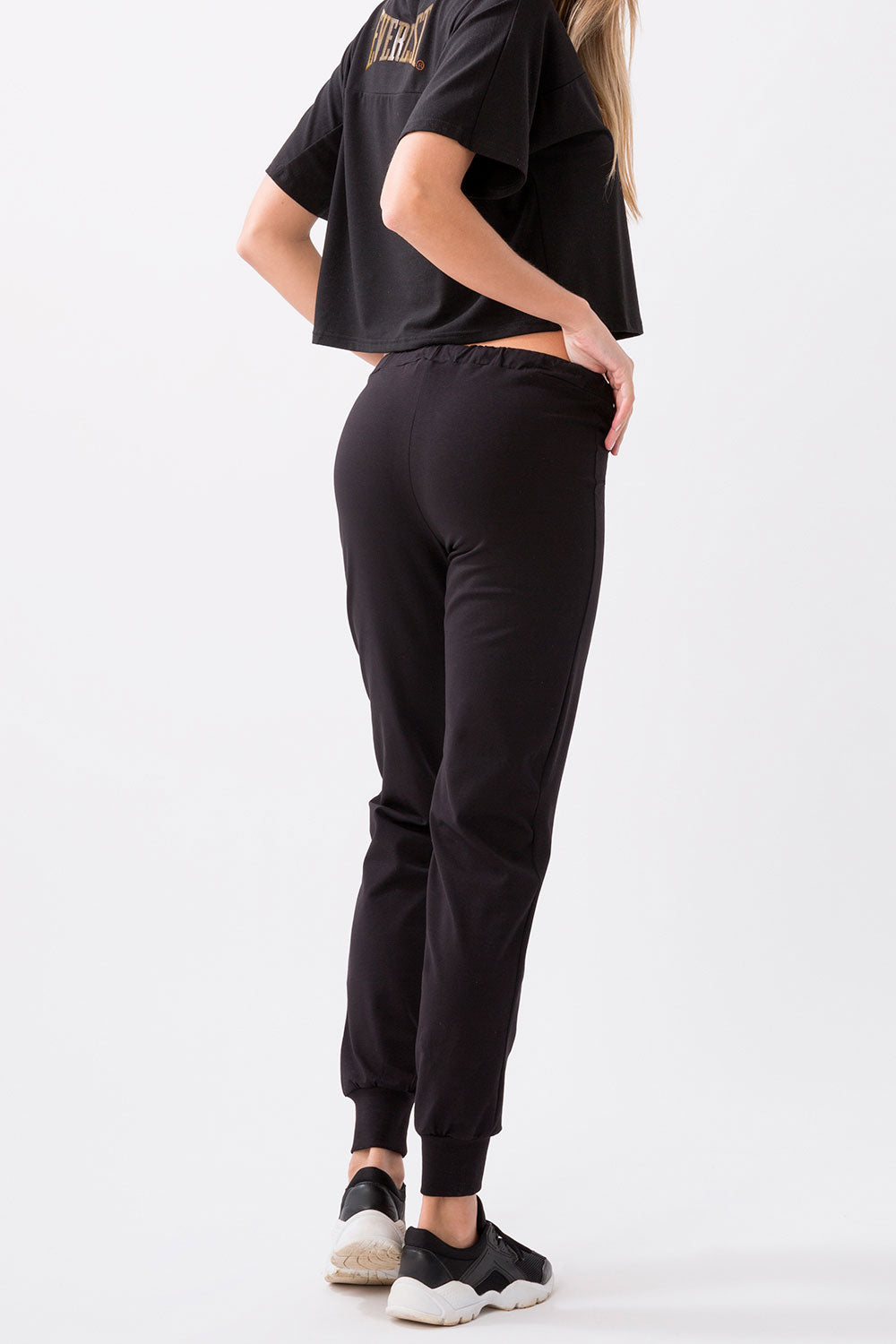SPORTSWEAR TROUSERS WITH JERSEY STRETCH CUFF