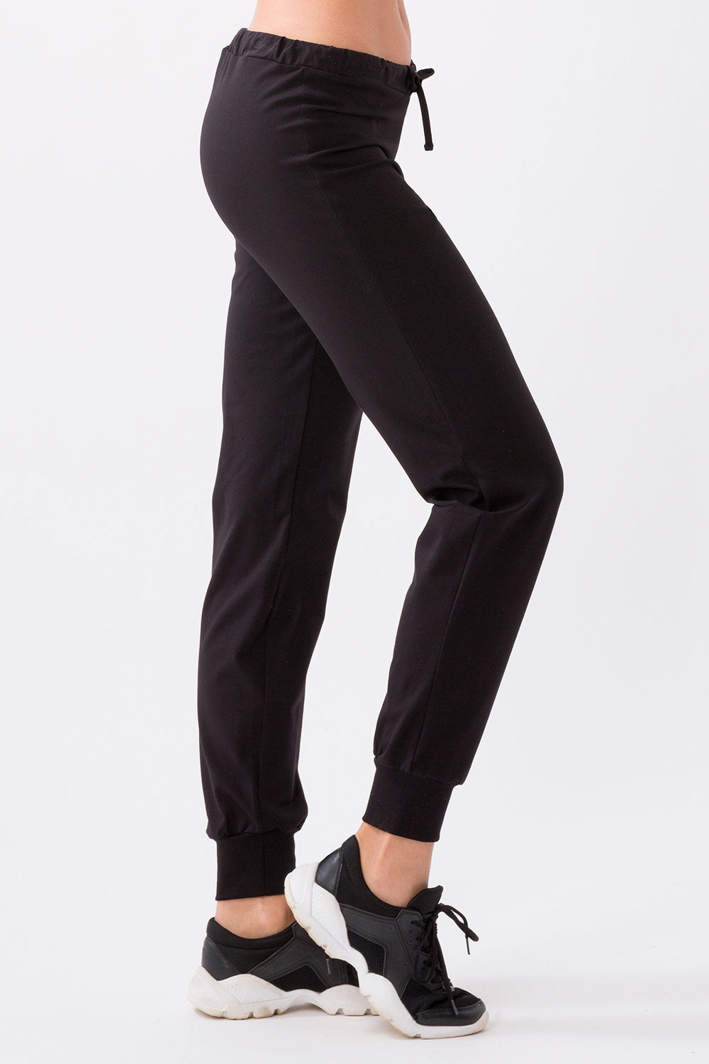 SPORTSWEAR TROUSERS WITH JERSEY STRETCH CUFF