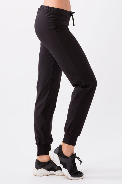 SPORTSWEAR TROUSERS WITH JERSEY STRETCH CUFF