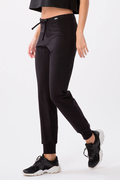 SPORTSWEAR TROUSERS WITH JERSEY STRETCH CUFF