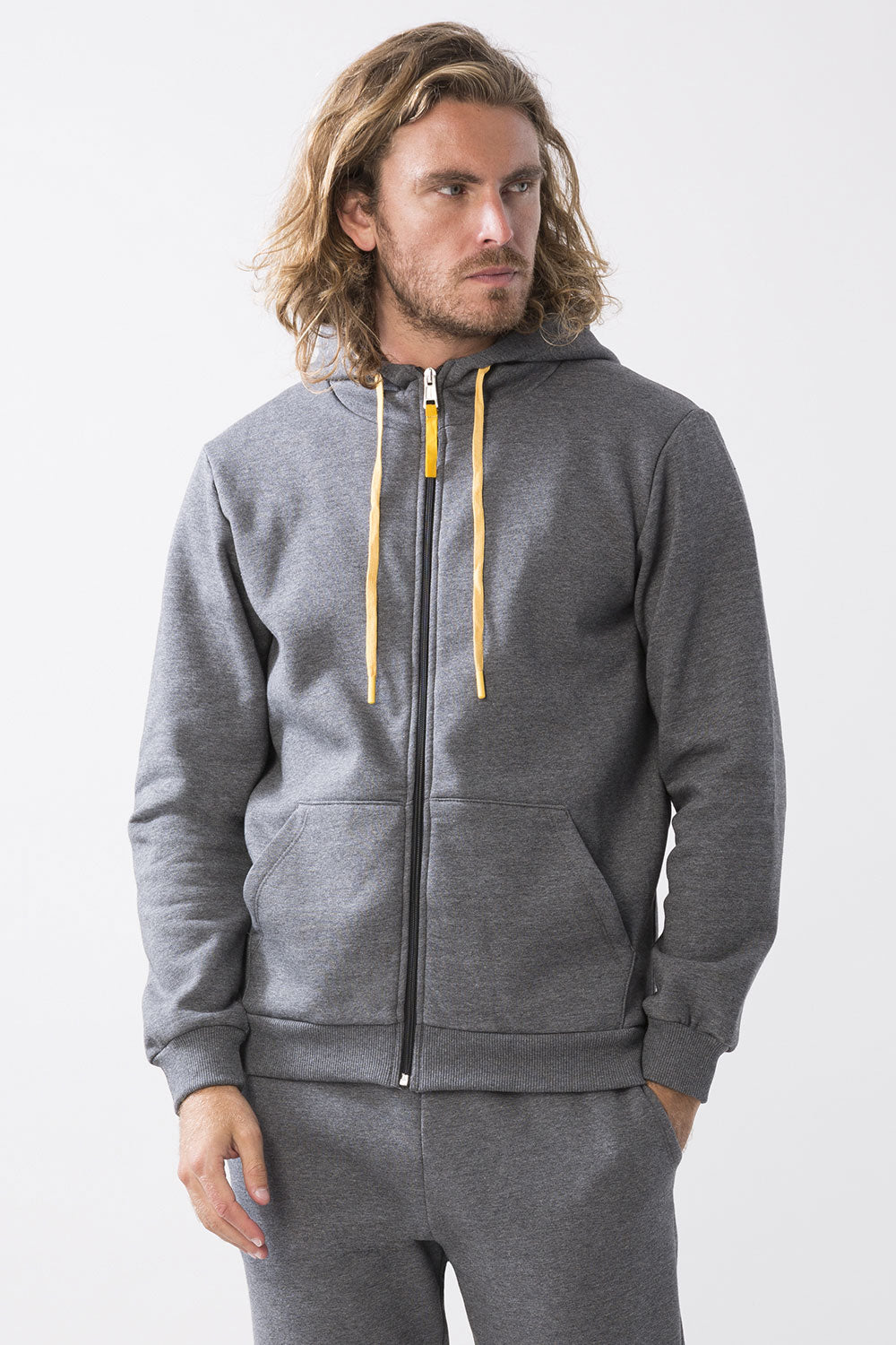 FELPA FULL ZIP CON CAPPUCCIO ALL DAY ACTIVE
