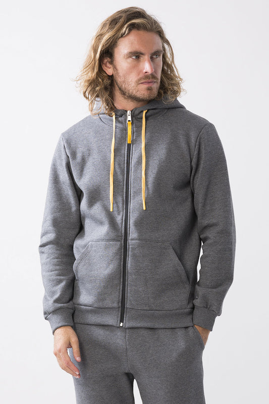 FELPA FULL ZIP CON CAPPUCCIO ALL DAY ACTIVE