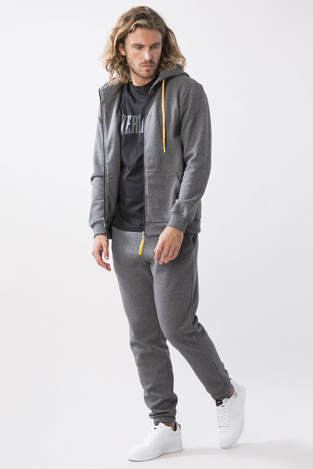 FELPA FULL ZIP CON CAPPUCCIO ALL DAY ACTIVE