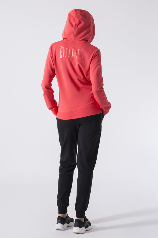 TRACKSUIT WITH FULL ZIP JACKET AND HOOD IN STRETCH SWEATSHIRT