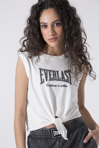 TOP WITH MINIMAL BOXING KNOT