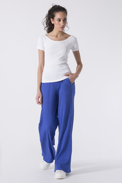 T-SHIRT SPORTY ELEGANCE IN COSTINA STRETCH