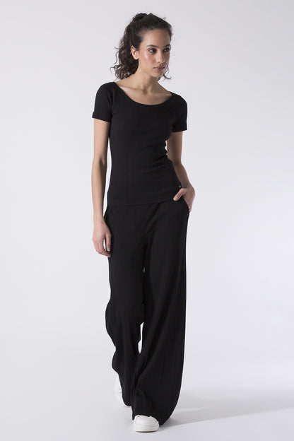 T-SHIRT SPORTY ELEGANCE IN COSTINA STRETCH