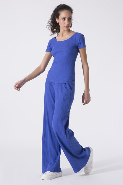 T-SHIRT SPORTY ELEGANCE IN COSTINA STRETCH