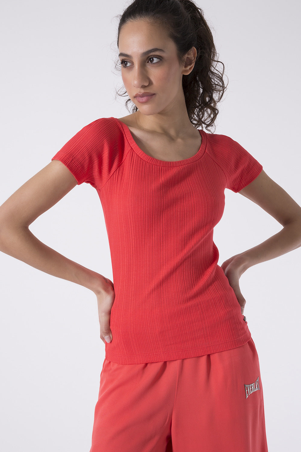 T-SHIRT SPORTY ELEGANCE IN COSTINA STRETCH