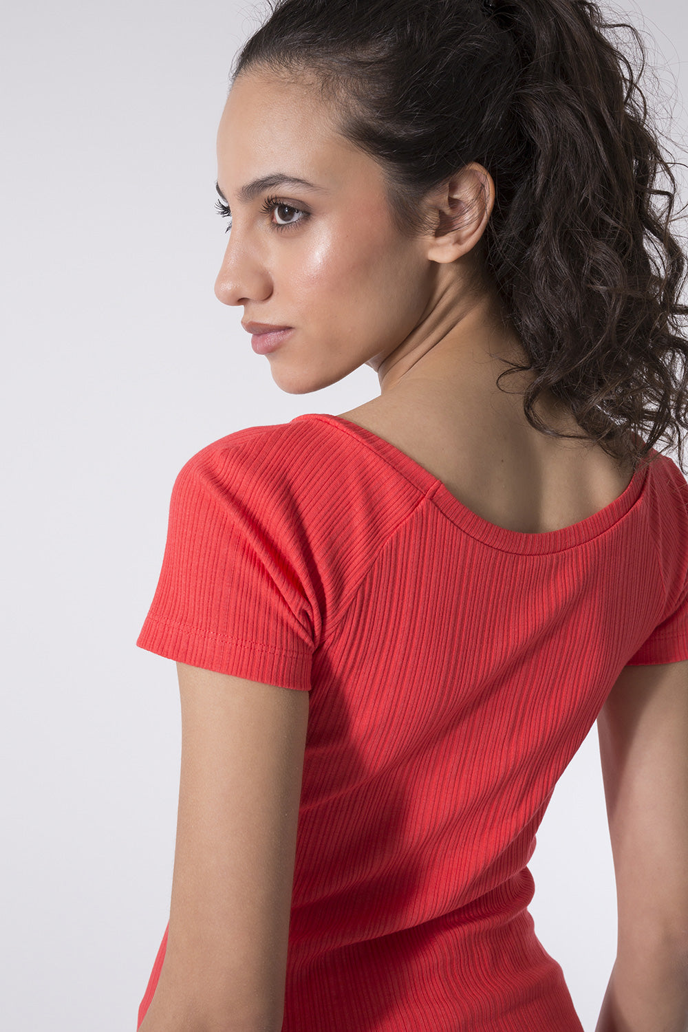 T-SHIRT SPORTY ELEGANCE IN COSTINA STRETCH