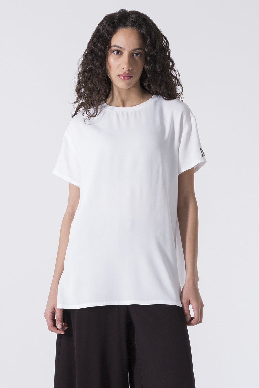 T-SHIRT SPORTY ELEGANCE IN VISCOSA