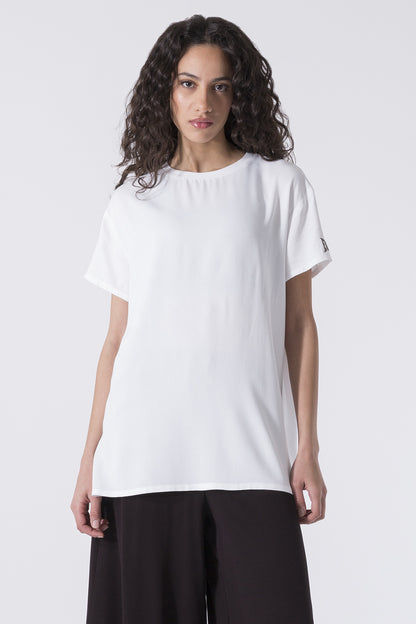 T-SHIRT SPORTY ELEGANCE IN VISCOSA