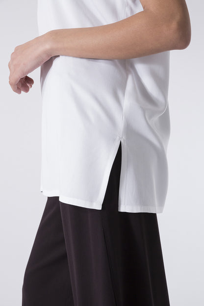 T-SHIRT SPORTY ELEGANCE IN VISCOSA