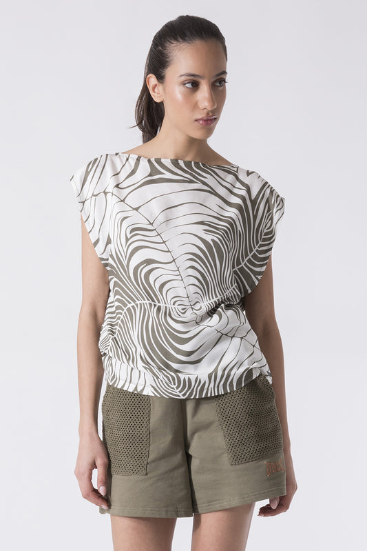 WANDERLUST TOP WITH ALL-OVER PRINT